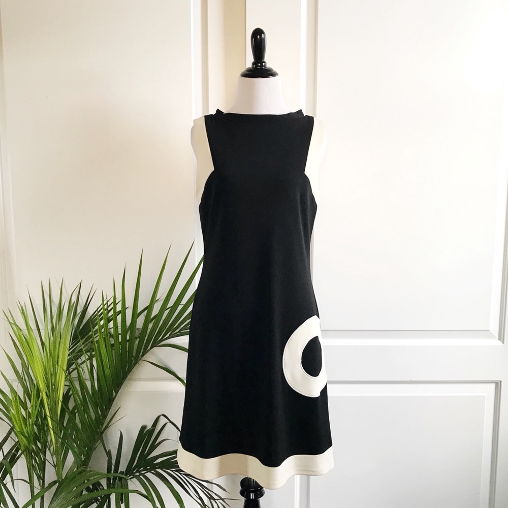 Abs By Allen Schwartz Mod Colorblock Shift Dress
